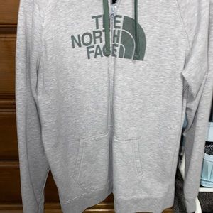 full zip north face fleece
